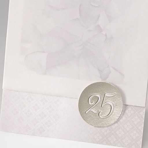 Einladungskarte/Fotokarte perlmutt metallic versch.Applikationen