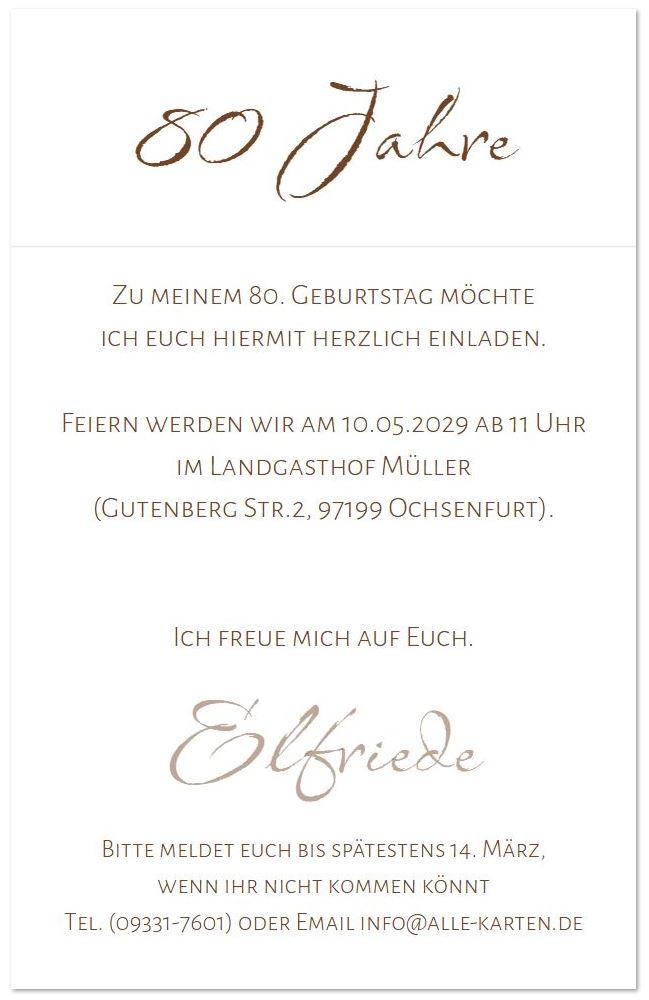 Foto-Passepartout-Einladungskarte zum Geburtstag, schoko-braun mit weißem Einleger und Bändchen Schokoladenbraune Passepartout-Einladungskarte mit eigenem Foto, mit weißer Einsteckkarte und Kunstleder-Bändchen.
