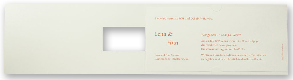 Humorvolle Hochzeitskarte im Comic-Stil "Traumpaar" mit Braut und Bräutigam