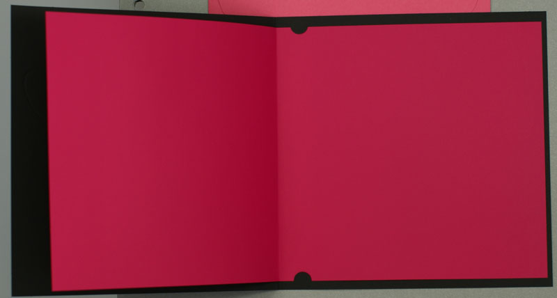 Hochzeitskarte schwarz pink Wir heiraten ja Herz ba723092