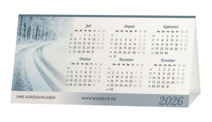 Praktischer Tischkalender "Logistik und Transport" mit Spendenanteil: DKMS - Wir besiegen Blutkrebs