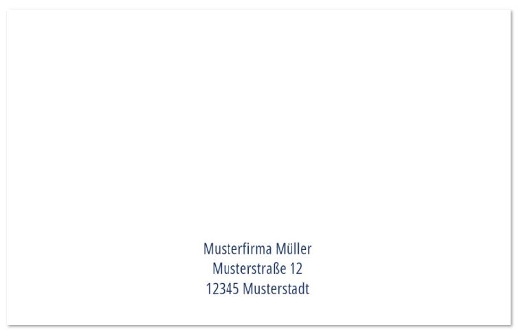 Festliche Jubiläumseinladungskarte "Erfolgsgeschichte" für Firmen in Nachtblau mit Luftballons und Konfettipunkten