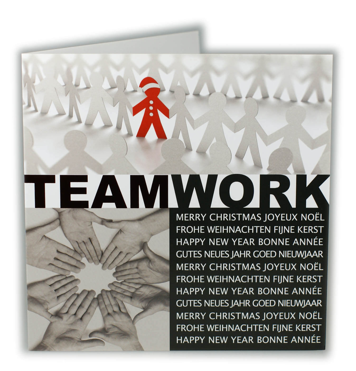 Team-Weihnachtskarte mit gutem Zweck zugunsten Make a Wish Deutschland e.V.