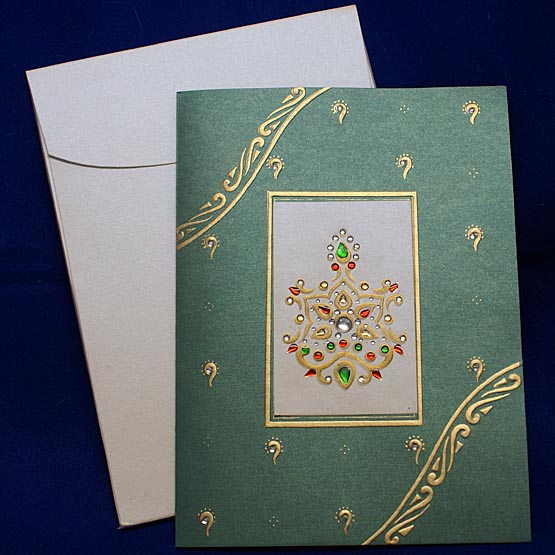 Orientalische Einladungskarte/Hochzeitskarte rd1272