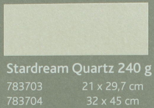Blankokarton DIN C3 perlmutt metallic Stardream Quartz 240g/m²