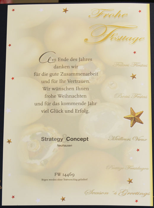 Weihnachtsbrief fw14469swl Weihnachtsbriefpapier