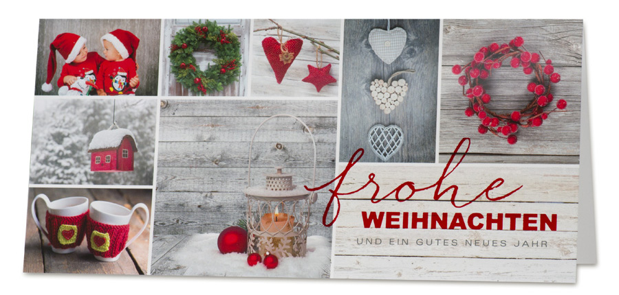 Weihnachtskarte mit gutem Zweck Make-A-Wish e.V. Weihnachtsmotive Frohe Weihnachten