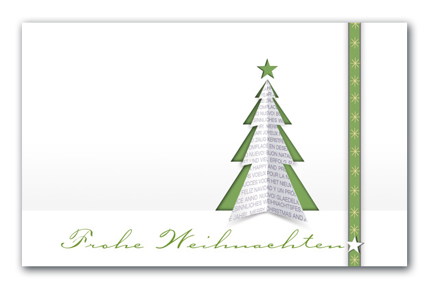 Weihnachtskarte Wünschebaum mit Spendenanteil Deutsche Kinderkrebsstiftung