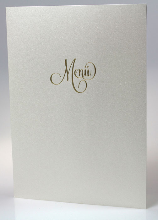 Menükarte creme metallic Geburtstag Goldene Hochzeit pr8722677
