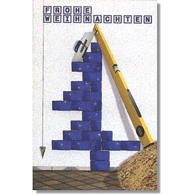 Weihnachtskarte - Baubranche für Baufirma oder Architekt