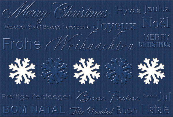 Weihnachtskarte anthrazit metallic mit Weihnachtsbaum und wählbarem Einleger