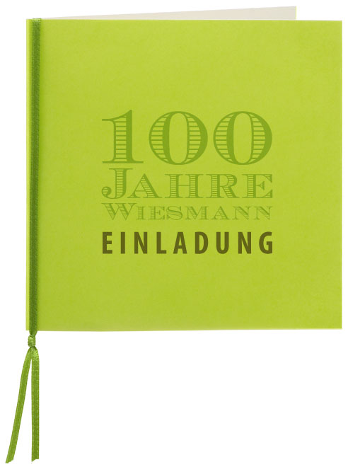 Blankokarte, Klappkarte aus Metallickarton und grünem Transparentpapier