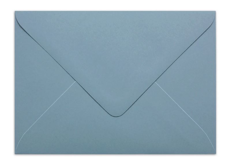 Briefumschlag DIN B6, 17,6 x 12,5 cm in himmelblau, Nassklebung 