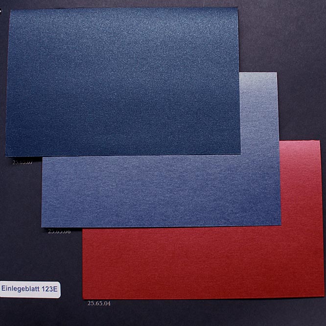 Blankokarte 17,5x11,5 cm in bordeauxrot metallic mit Briefumschlag
