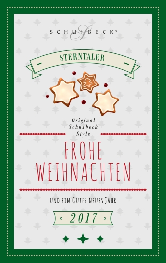 Schuhbecks Weihnachtskarte mit Original-Rezept für Sterntaler