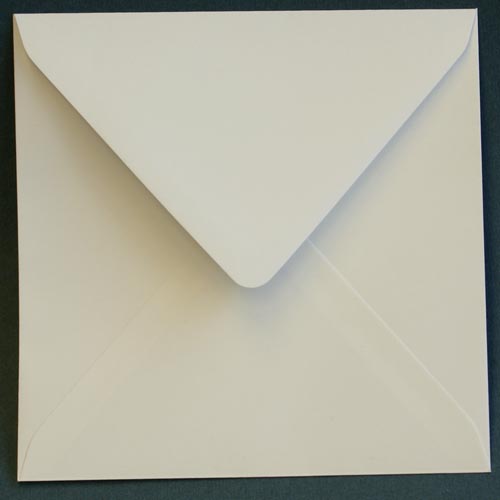 100 weiße quadratische Briefumschläge 15x15cm Lessebo Umschläge Weiß quadratisch