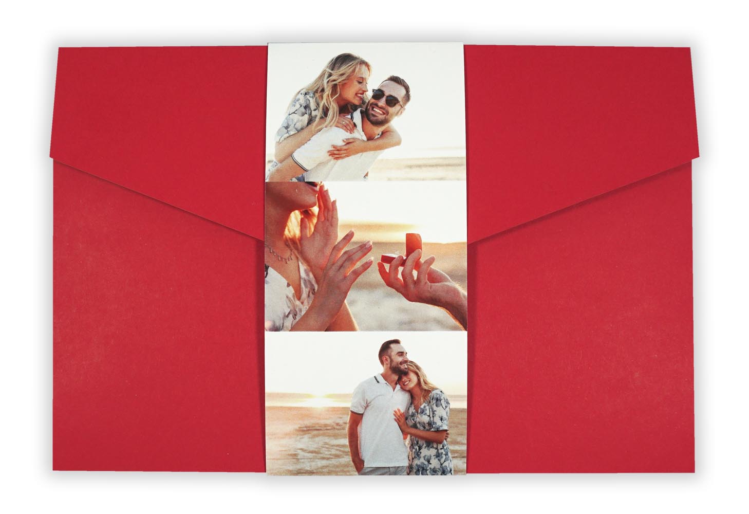 rote-pocketfold-einladungskarte-mit-fotostreifen-eigenen-bildern-und