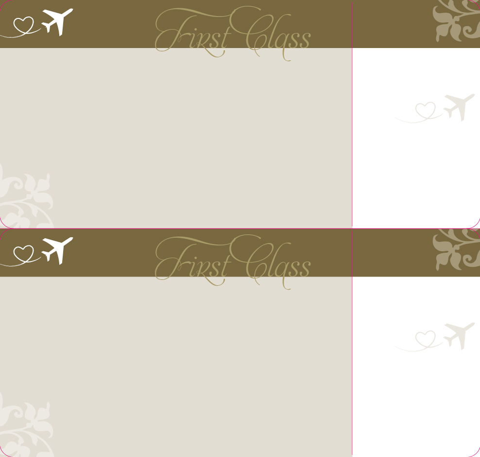Hochzeitskarte Flugticket - Boarding Pass - Einladungskarte - Hochzeitskarten ...